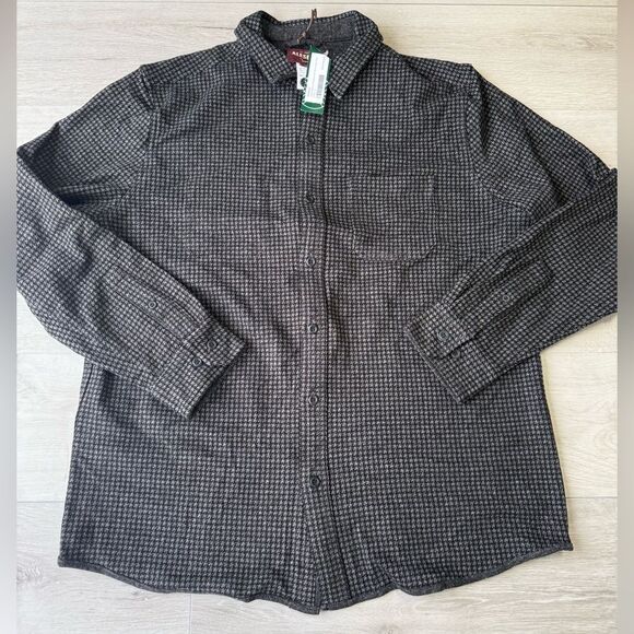 ALESBURY
Reversible Long Sleeve Doublecloth Shirt Grey Large Stitch Fix Nwt - Picture 6 of 7